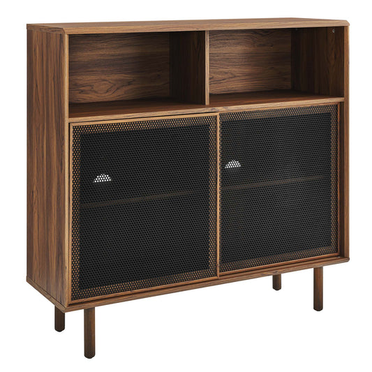 Modway - Kurtis 47" Display Cabinet by Modway  Living Room Decor Brown - EEI-6237-WAL