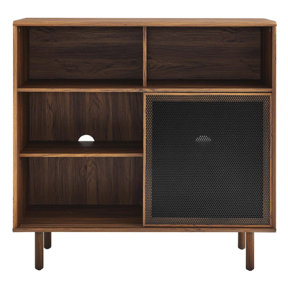 Modway - Kurtis 47" Display Cabinet by Modway  Living Room Decor Brown - EEI-6237-WAL