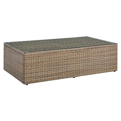 Modway Outlet Convene Outdoor Patio Coffee Table by Modway  Outdoor Furniture Furniture Brown - EEI-6239