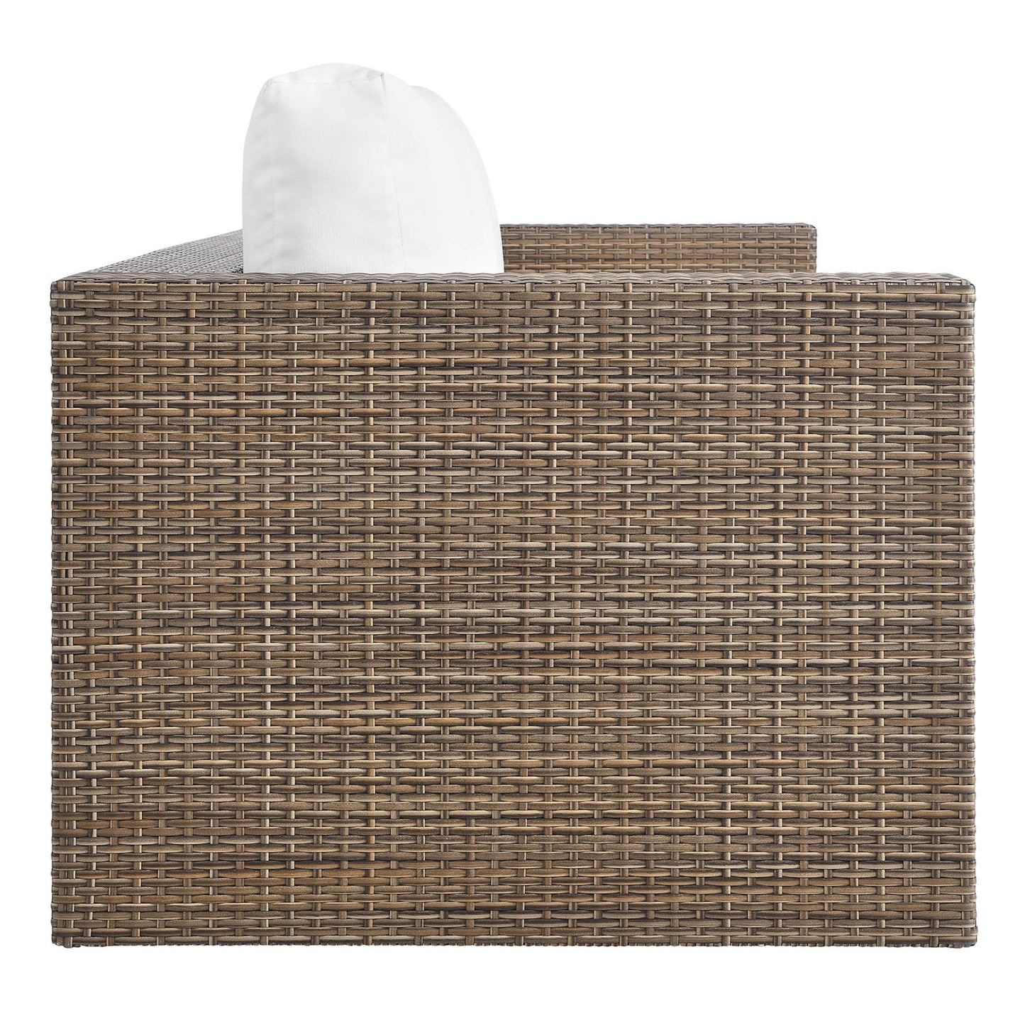 Modway - Convene Outdoor Patio Sofa by Modway  Outdoor Furniture Sofa Sectionals White - EEI-6245-CAP-WHI