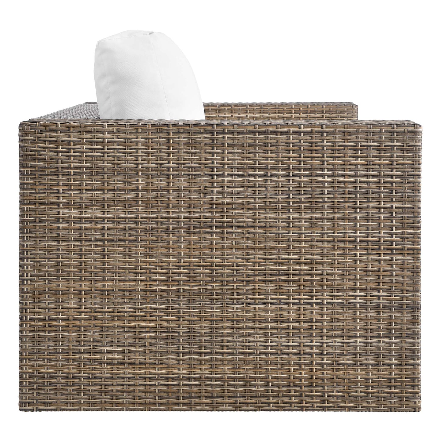 Modway - Convene Outdoor Patio Loveseat by Modway  Outdoor Furniture Sofa Sectionals White - EEI-6246-CAP-WHI