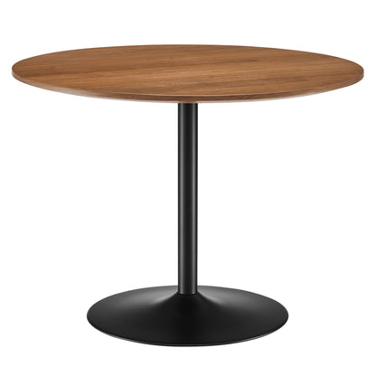 Modway - Amuse 40" Dining Table by Modway  Bar and Dining Bar and Dining Tables Brown - EEI-6249-BLK-WAL