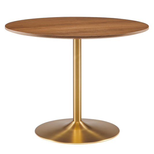 Modway - Amuse 40" Dining Table by Modway  Bar and Dining Bar and Dining Tables Brown - EEI-6249-GLD-WAL