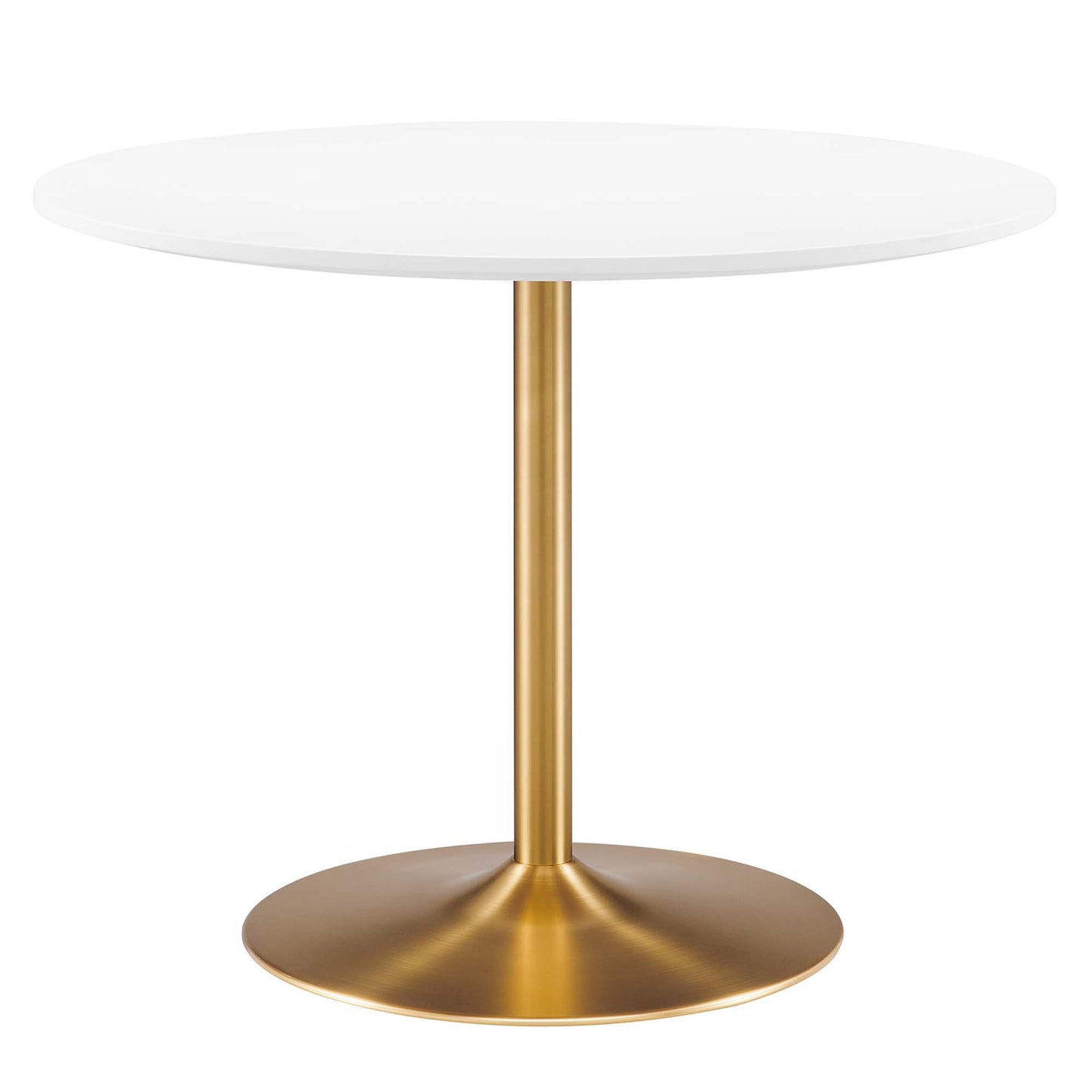 Modway - Amuse 40" Dining Table by Modway  Bar and Dining Bar and Dining Tables White - EEI-6249-GLD-WHI