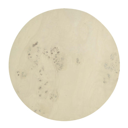 Modway - Cosmos 16" Round Burl Wood Side Table by Modway  Living Room Tables Brown - EEI-6271-BLB