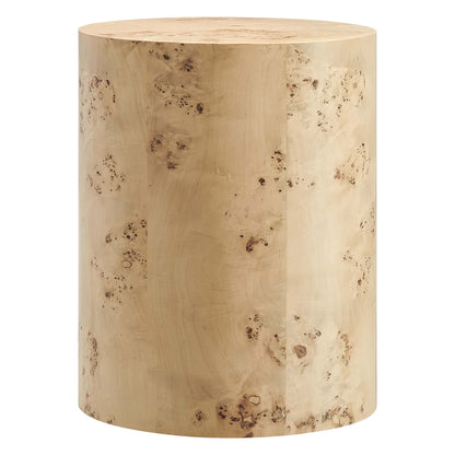 Modway - Cosmos 16" Round Burl Wood Side Table by Modway  Living Room Tables Brown - EEI-6271-NAB