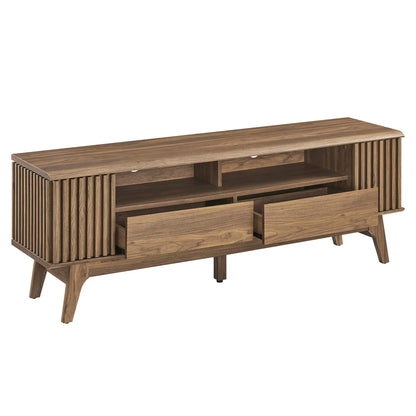 Modway Outlet Eudora 60" TV Stand by Modway  Living Room Furniture Walnut - EEI-6279-WAL