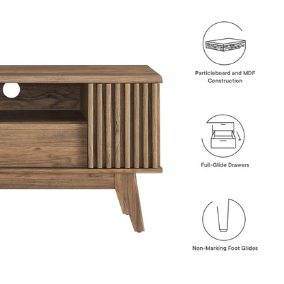 Modway Outlet Eudora 60" TV Stand by Modway  Living Room Furniture Walnut - EEI-6279-WAL