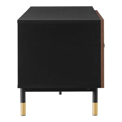 Modway Outlet Nexus 60" TV Stand by Modway  Living Room Furniture Black Walnut - EEI-6282-BLK-WAL