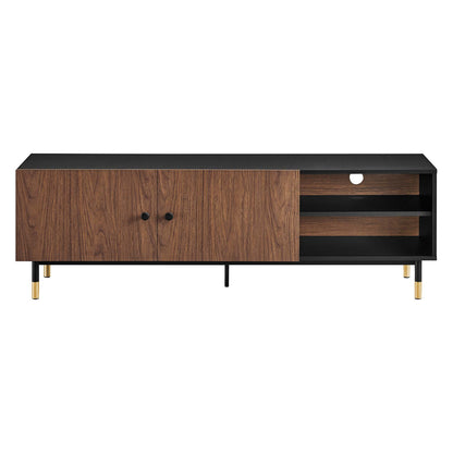 Modway Outlet Nexus 60" TV Stand by Modway  Living Room Furniture Black Walnut - EEI-6282-BLK-WAL