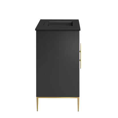 Modway - Awaken 36" Bathroom Vanity by Modway  Bathroom Vanities Black - EEI-6299-BLK-BLK