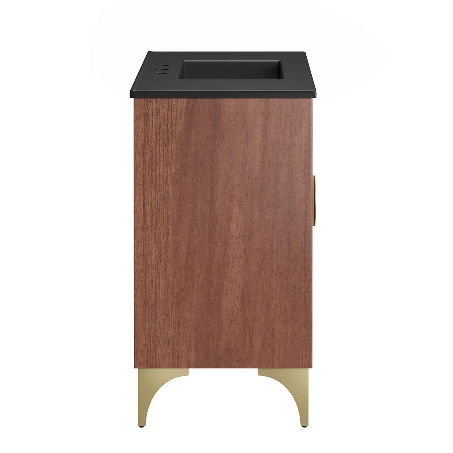 Modway - Daylight 36" Bathroom Vanity by Modway  Bathroom Vanities Brown - EEI-6300-BLK-WAL