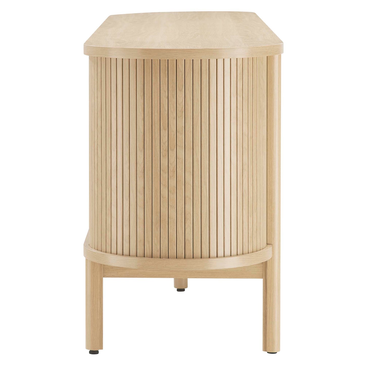 Modway - Cadence 71" Curved TV Stand by Modway  Living Room Decor Brown - EEI-6310-OAK