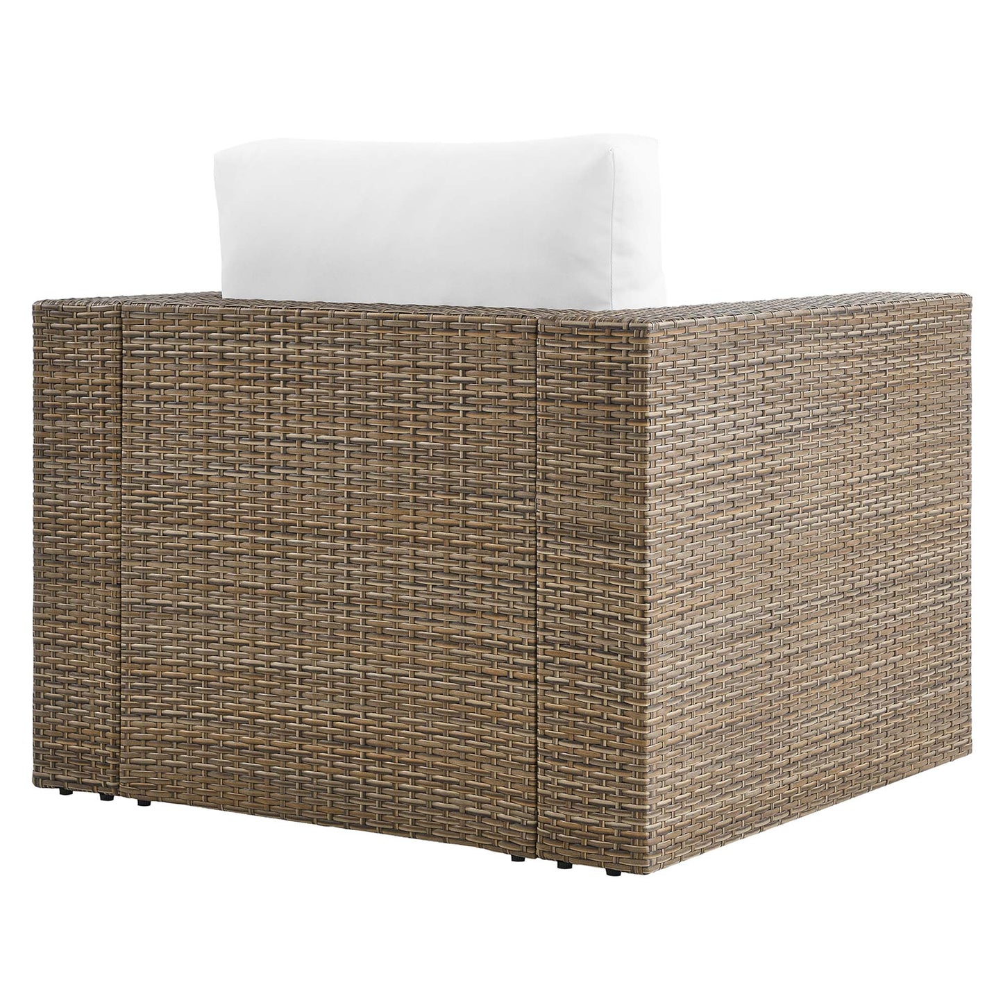 Modway - Convene Outdoor Patio Armchair by Modway  Outdoor Furniture Sofa Sectionals White - EEI-6326-CAP-WHI