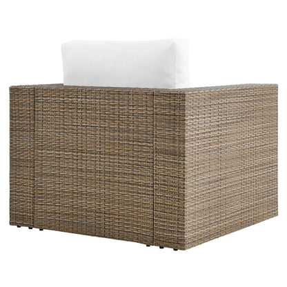 Modway - Convene Outdoor Patio Armchair by Modway  Outdoor Furniture Sofa Sectionals White - EEI-6326-CAP-WHI