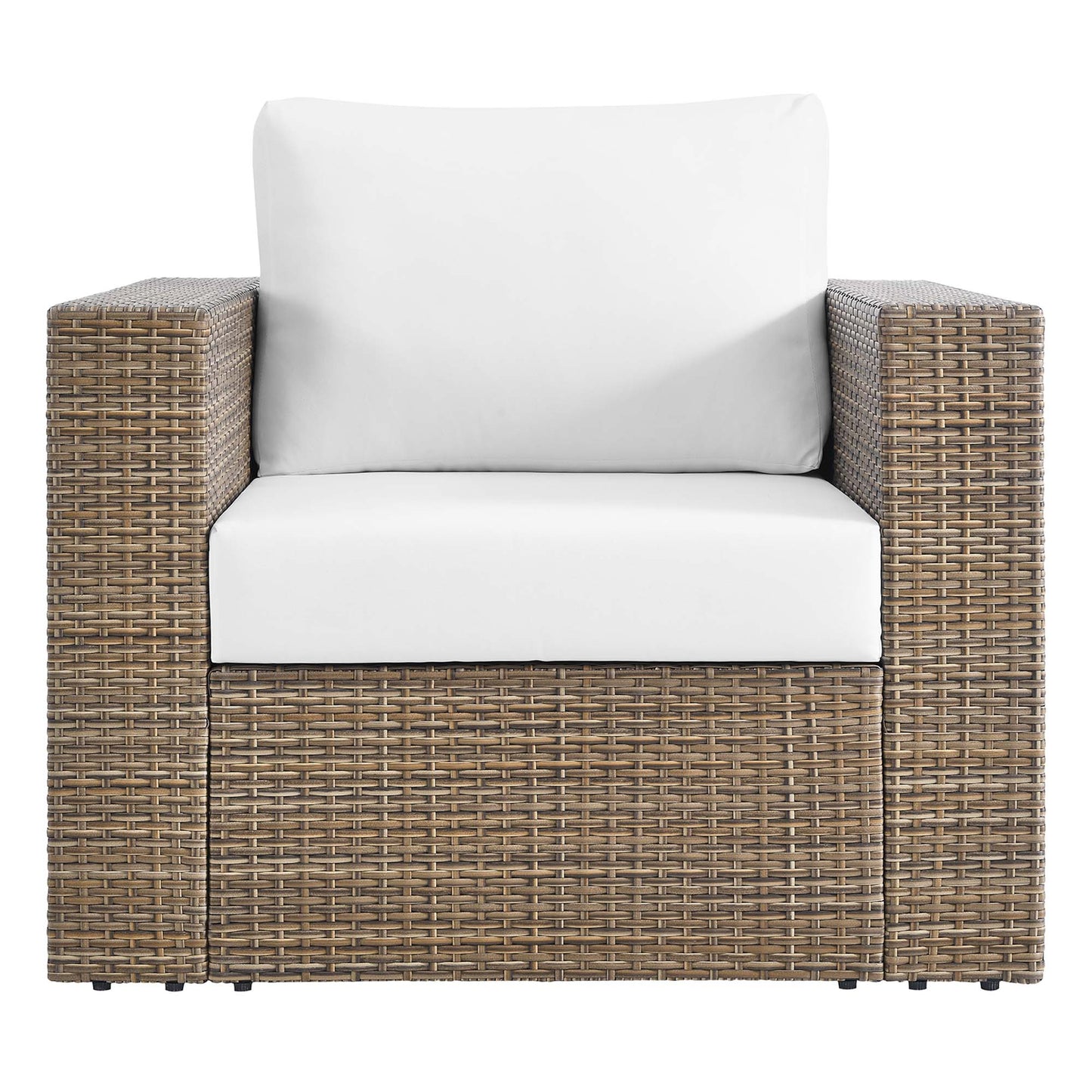 Modway - Convene Outdoor Patio Armchair by Modway  Outdoor Furniture Sofa Sectionals White - EEI-6326-CAP-WHI