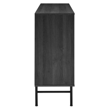 Modway - Harper Chevron Sideboard by Modway  Living Room Decor Black - EEI-6336-BLK