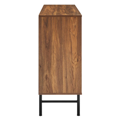 Modway - Harper Chevron Sideboard by Modway  Living Room Decor Brown - EEI-6336-WAL