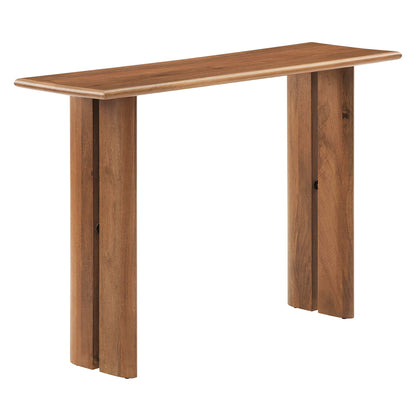 Modway - Amistad Wood Console Table by Modway  Living Room Tables Brown - EEI-6342-WAL