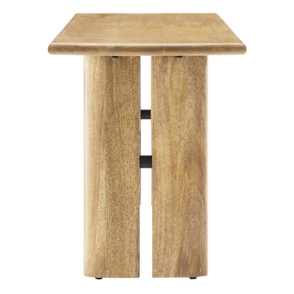 Modway - Amistad 46" Wood Bench by Modway  Living Room Benches and Stools Brown - EEI-6343-OAK