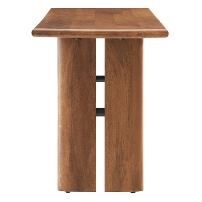 Modway - Amistad 46" Wood Bench by Modway  Living Room Benches and Stools Brown - EEI-6343-WAL