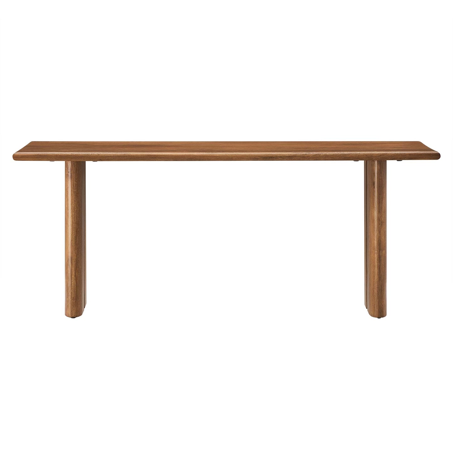 Modway - Amistad 46" Wood Bench by Modway  Living Room Benches and Stools Brown - EEI-6343-WAL