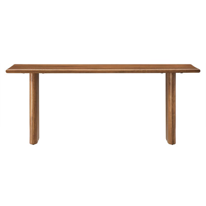 Modway - Amistad 46" Wood Bench by Modway  Living Room Benches and Stools Brown - EEI-6343-WAL