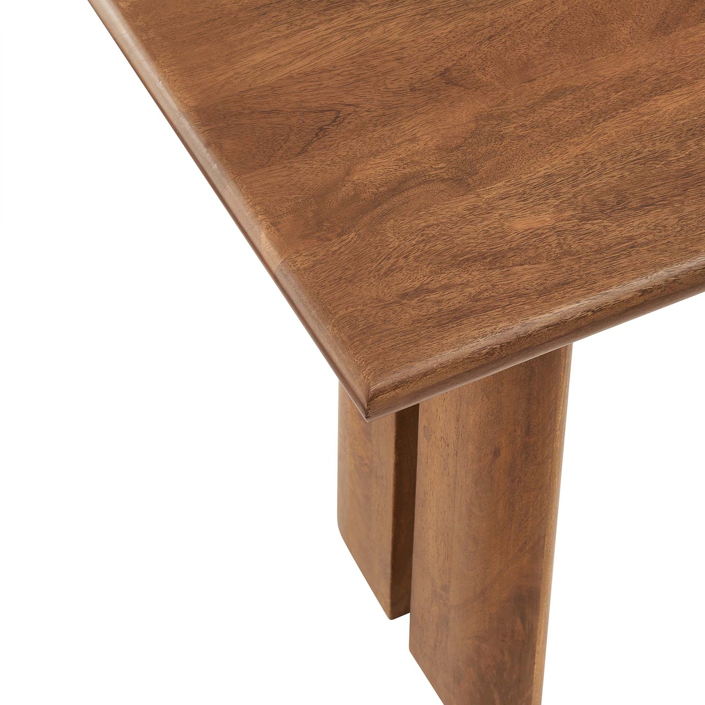 Modway - Amistad 46" Wood Bench by Modway  Living Room Benches and Stools Brown - EEI-6343-WAL