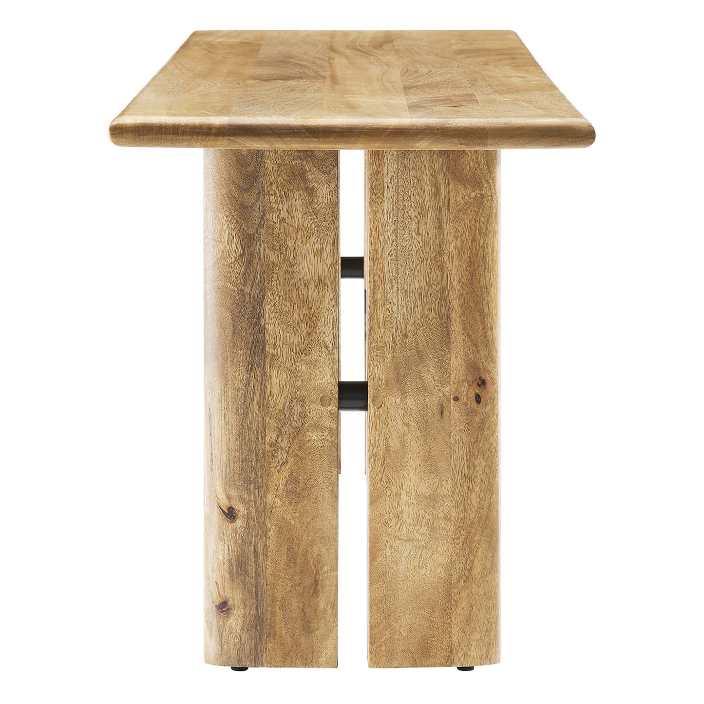 Modway - Amistad 58" Wood Bench by Modway  Living Room Benches and Stools Brown - EEI-6344-OAK