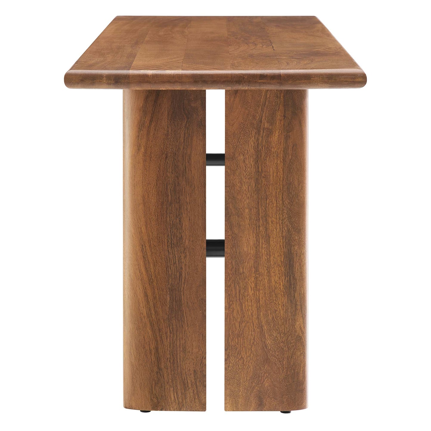 Modway - Amistad 58" Wood Bench by Modway  Living Room Benches and Stools Brown - EEI-6344-WAL