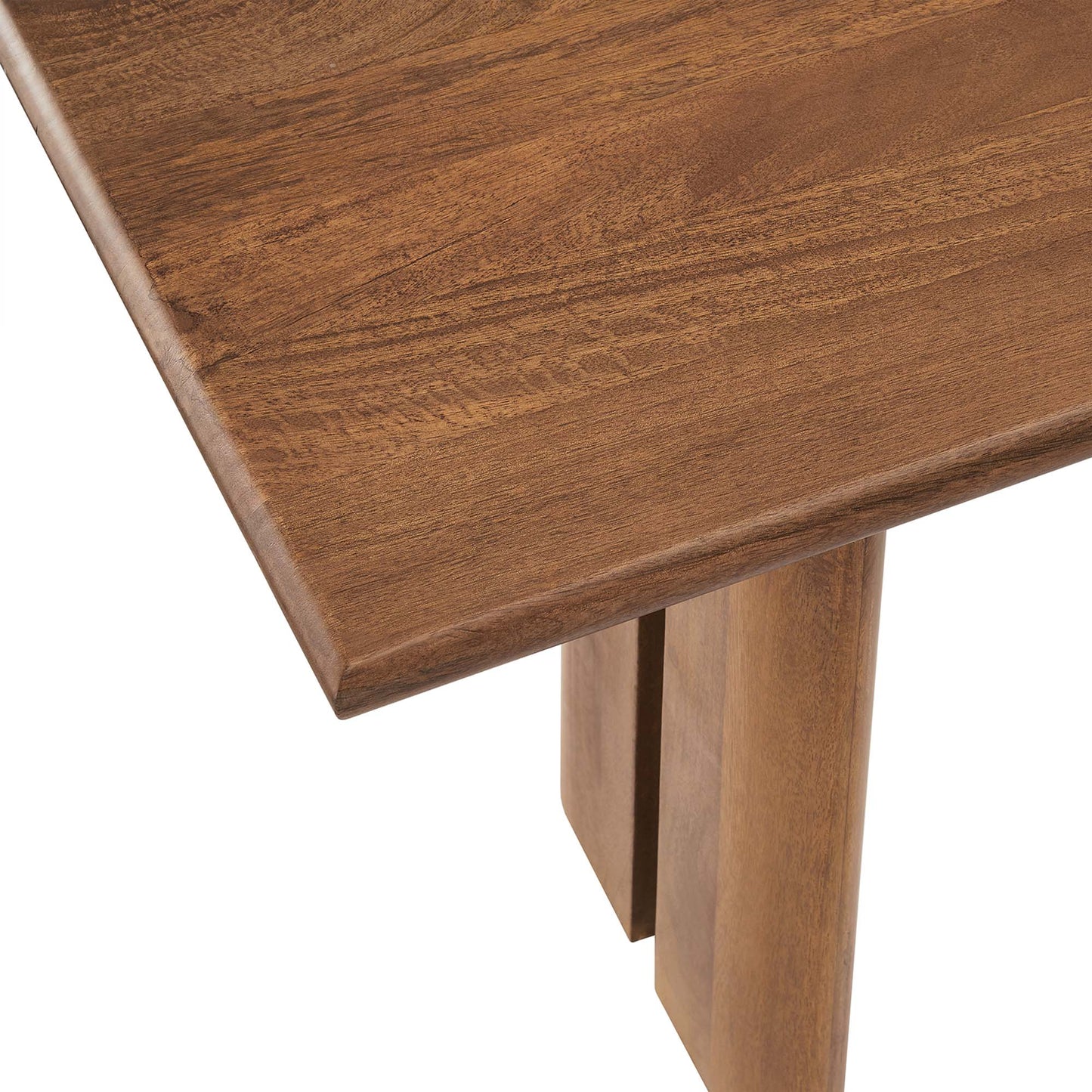 Modway - Amistad 58" Wood Bench by Modway  Living Room Benches and Stools Brown - EEI-6344-WAL