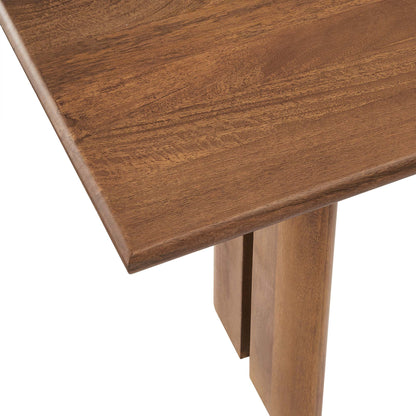 Modway - Amistad 58" Wood Bench by Modway  Living Room Benches and Stools Brown - EEI-6344-WAL