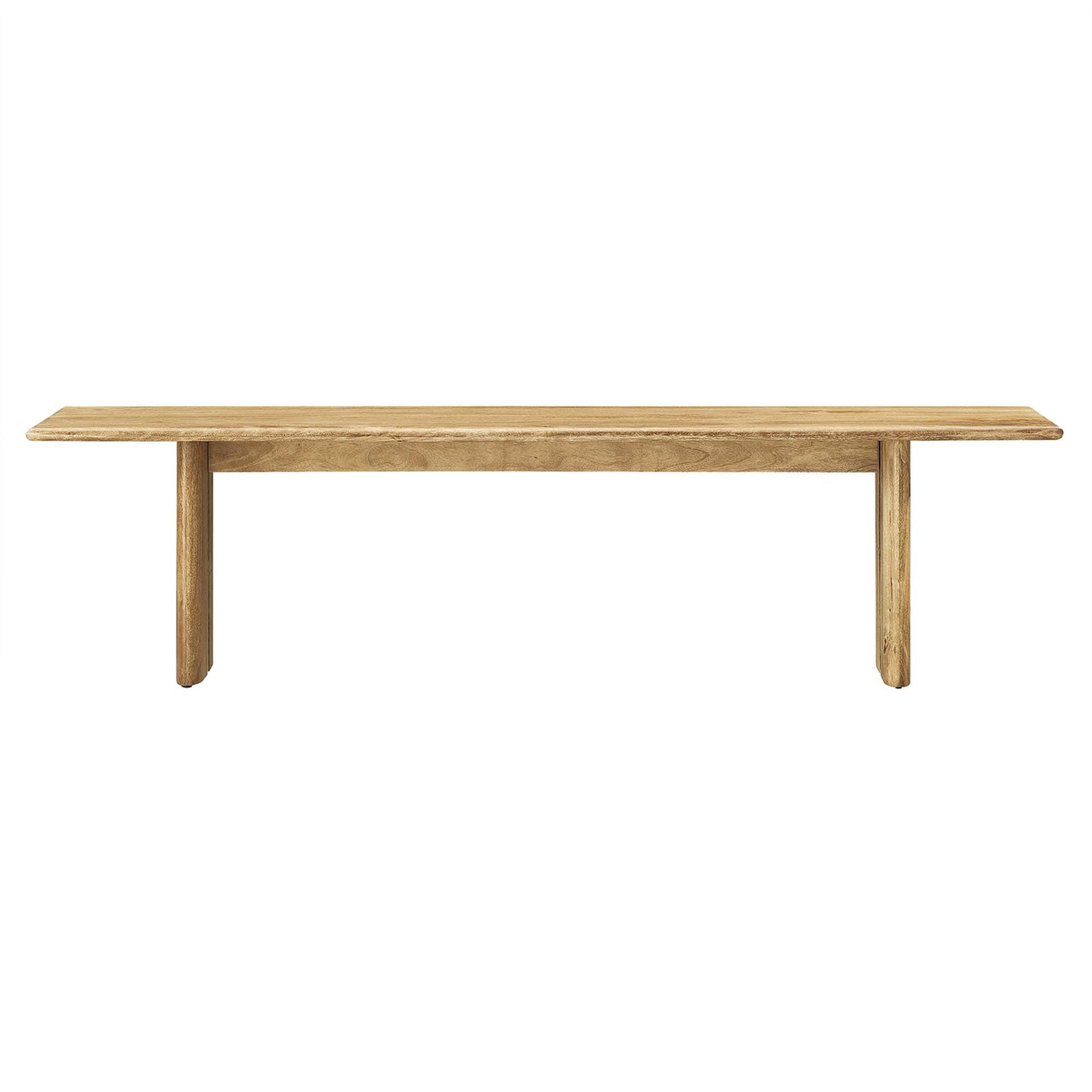 Modway - Amistad 72" Wood Bench by Modway  Living Room Benches and Stools Brown - EEI-6345-OAK