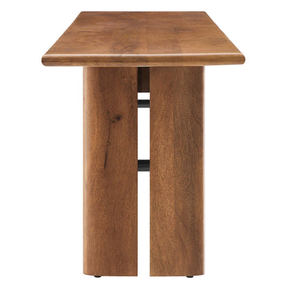 Modway - Amistad 72" Wood Bench by Modway  Living Room Benches and Stools Brown - EEI-6345-WAL