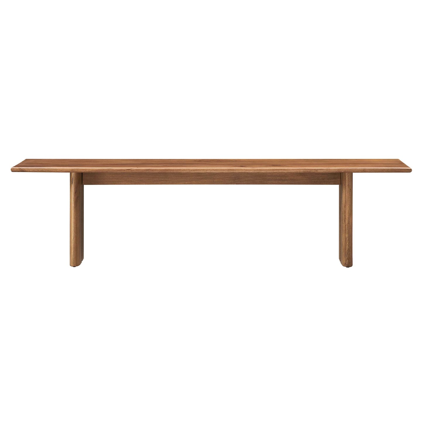 Modway - Amistad 72" Wood Bench by Modway  Living Room Benches and Stools Brown - EEI-6345-WAL