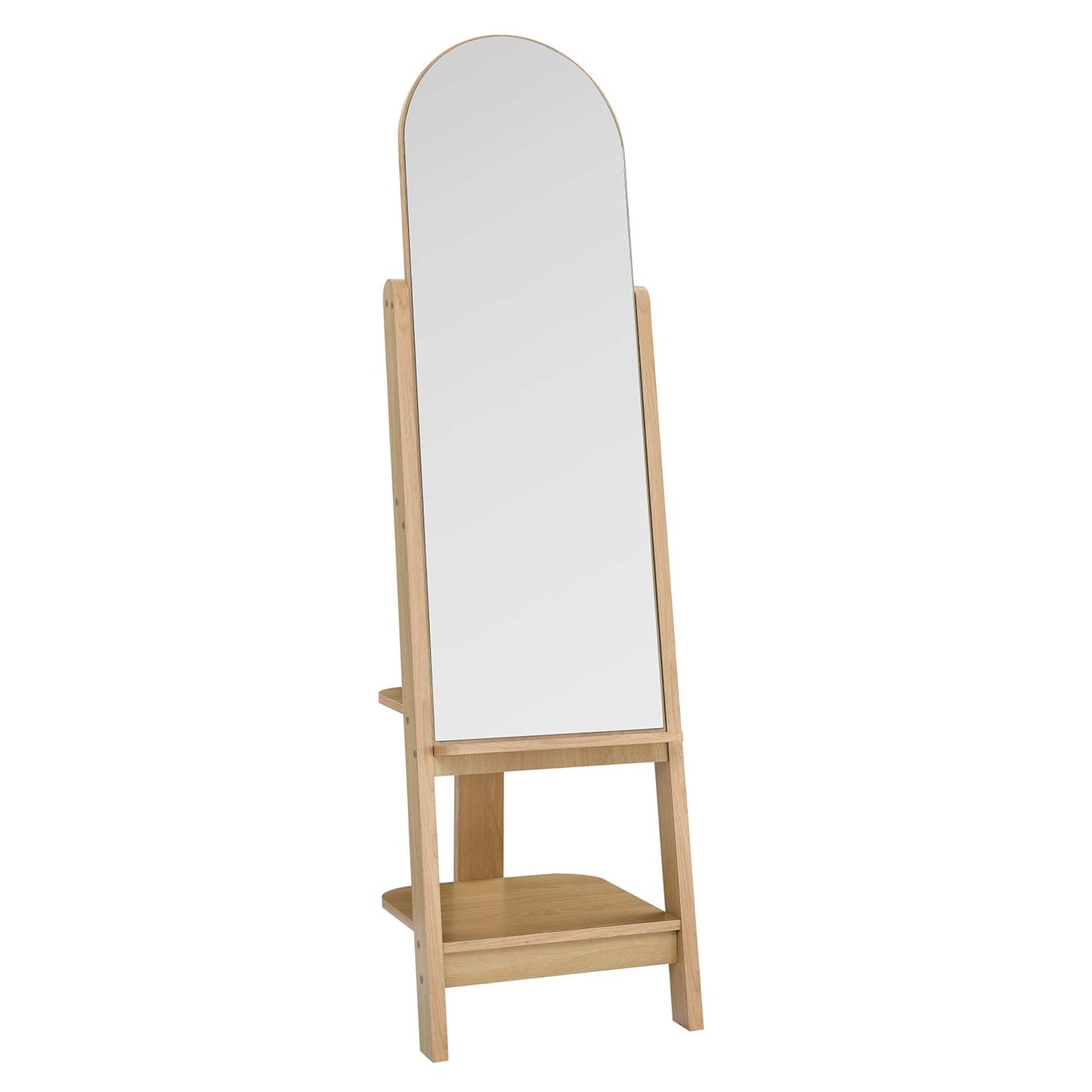 Modway - Ascend Standing Mirror by Modway  Bedroom Case Goods Brown - EEI-6346-OAK