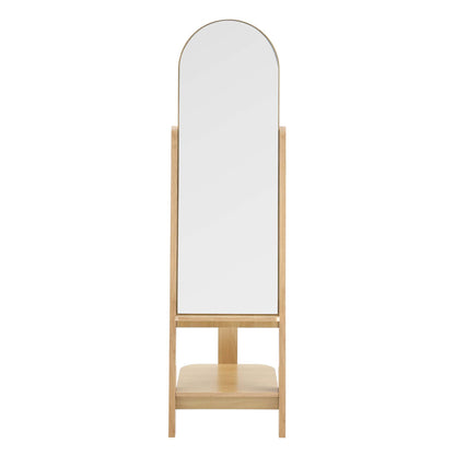 Modway - Ascend Standing Mirror by Modway  Bedroom Case Goods Brown - EEI-6346-OAK