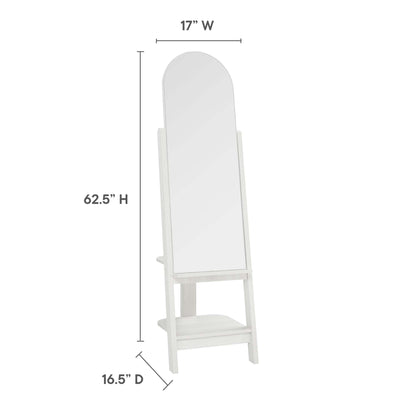Modway Outlet Ascend Standing Mirror by Modway  Bedroom Furniture White - EEI-6346-WHI