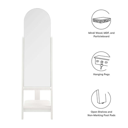 Modway Outlet Ascend Standing Mirror by Modway  Bedroom Furniture White - EEI-6346-WHI