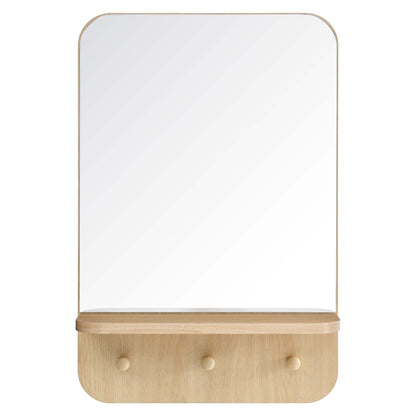 Modway - Lumina Mirror by Modway  Bedroom Case Goods Brown - EEI-6348-OAK