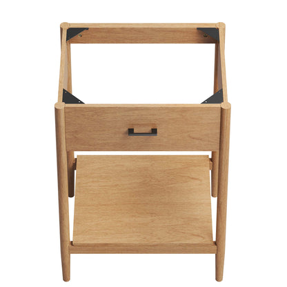 Modway - Zaire 24" Bathroom Vanity Cabinet (Sink Basin Not Included) by Modway  Bathroom Vanities Brown - EEI-6352-NAT