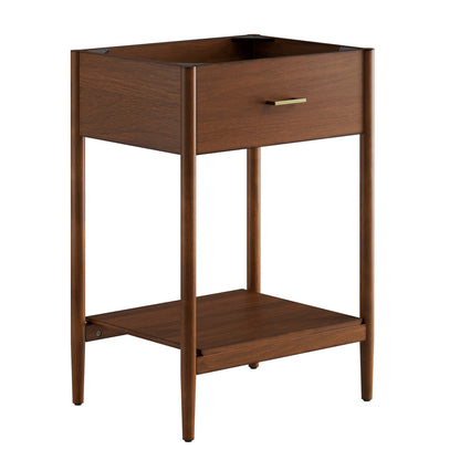 Modway - Zaire 24" Bathroom Vanity Cabinet (Sink Basin Not Included) by Modway  Bathroom Vanities Brown - EEI-6352-WAL