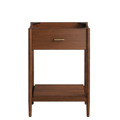 Modway - Zaire 24" Bathroom Vanity Cabinet (Sink Basin Not Included) by Modway  Bathroom Vanities Brown - EEI-6352-WAL