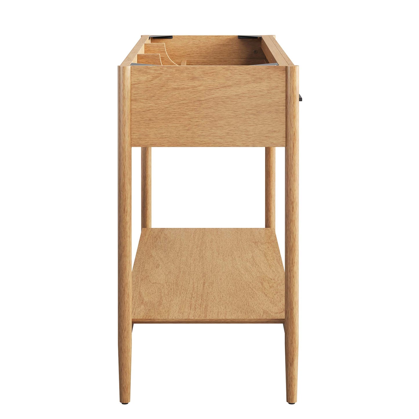 Modway - Zaire 48? Single Sink Compatible Bathroom Vanity Cabinet (Sink Basin Not Included) by Modway  Bathroom Vanities Brown - EEI-6355-NAT