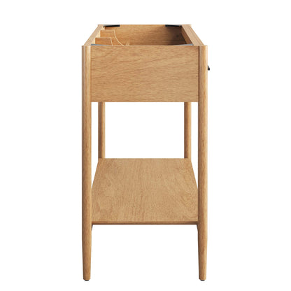 Modway - Zaire 48? Single Sink Compatible Bathroom Vanity Cabinet (Sink Basin Not Included) by Modway  Bathroom Vanities Brown - EEI-6355-NAT