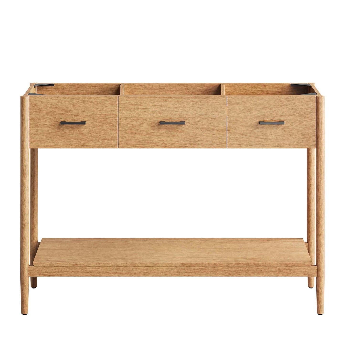 Modway - Zaire 48? Single Sink Compatible Bathroom Vanity Cabinet (Sink Basin Not Included) by Modway  Bathroom Vanities Brown - EEI-6355-NAT