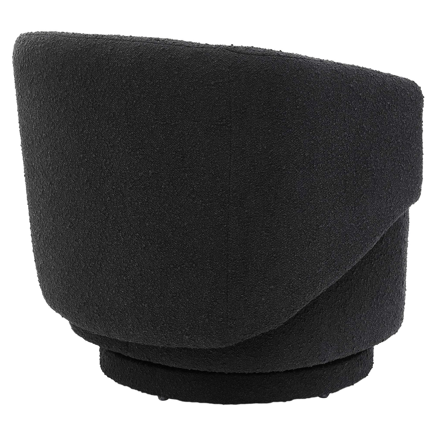 Modway - Celestia Boucle Fabric Swivel Chair by Modway  Living Room Sofas and Armchairs Black - EEI-6357-BLK