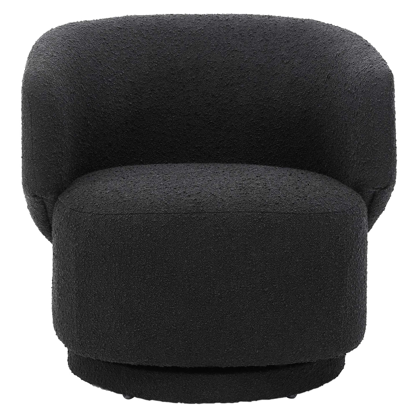 Modway - Celestia Boucle Fabric Swivel Chair by Modway  Living Room Sofas and Armchairs Black - EEI-6357-BLK