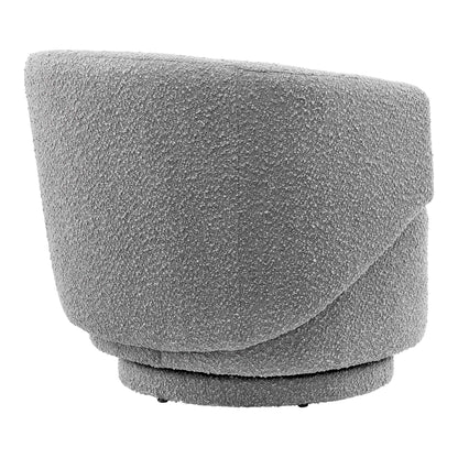 Modway - Celestia Boucle Fabric Swivel Chair by Modway  Living Room Sofas and Armchairs Gray - EEI-6357-LGR