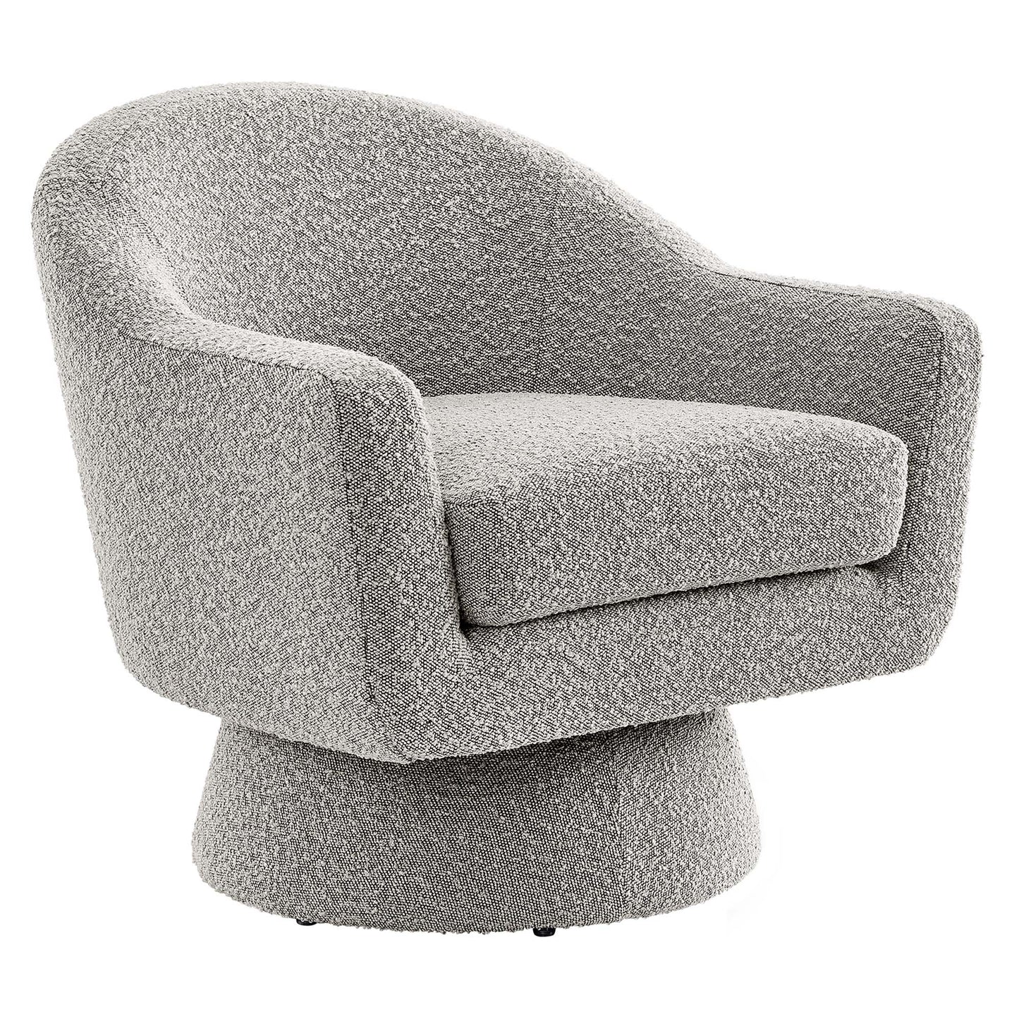 Modway - Astral Boucle Fabric Swivel Chair by Modway  Living Room Sofas and Armchairs Oatmeal - EEI-6359-TAU
